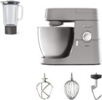 Kenwood KVL4110S Impastatrice Planetaria Chef XL con Ciotola da 6,7L, 3 Ganci di Miscelazione + FRULLATORE, Personalizzabile con oltre 25 Accessori Opzionali Acquistabili Separatamente, 1200W, Silver - immagine 2