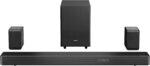 Hisense AX5125H Soundbar 5.1.2, 500W, 2 altoparlanti posteriore 2 altoparlanti upfiring 1Subwoofer Esterno wireless, Dolby Atmos e DTSX, Bluetooth, HDMI, USB, Ingresso Audio Ottico