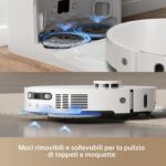 DREAME X40 Ultra Complete Robot aspirapolvere scopa rimovibile e sollevabile, pulizia approfondita con spazzola laterale, aspirazione da 12.000 Pa, pulizia automatica dello straccio e dell'asse 70 ℃ - immagine 9