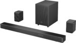 Hisense AX5125H Soundbar 5.1.2, 500W, 2 altoparlanti posteriore 2 altoparlanti upfiring 1Subwoofer Esterno wireless, Dolby Atmos e DTSX, Bluetooth, HDMI, USB, Ingresso Audio Ottico - immagine 4