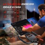 MERACH Cyclette da Casa con Resistenza Magnetica, Bicicletta da Appartamento Silenziosa con Sella Confortevole Migliorata, Schermo LCD, Supporto Tablet, App Esclusiva, Ideale per Training Aerobico - immagine 5