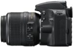 Nikon D3200 Fotocamera Reflex Digitale, 24.2 Megapixel con Obiettivo 18-55VR, Colore Nero [Versione EU] - immagine 4