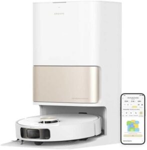 DREAME L10s Pro Ultra Heat Robot Aspirapolvere e Lavapavimenti, Estensione del Mocio, Mocio autopulente con Acqua Calda, Aspirazione 7.000 Pa, Lavaggio e Pulizia Pavimenti con Doppio Mocio