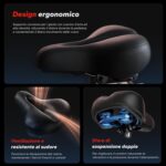 MERACH Cyclette da Casa con Resistenza Magnetica, Bicicletta da Appartamento Silenziosa con Sella Confortevole Migliorata, Schermo LCD, Supporto Tablet, App Esclusiva, Ideale per Training Aerobico - immagine 6