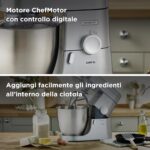 Kenwood KVL4110S Impastatrice Planetaria Chef XL con Ciotola da 6,7L, 3 Ganci di Miscelazione + FRULLATORE, Personalizzabile con oltre 25 Accessori Opzionali Acquistabili Separatamente, 1200W, Silver - immagine 6