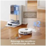 DREAME L10s Pro Ultra Heat Robot Aspirapolvere e Lavapavimenti, Estensione del Mocio, Mocio autopulente con Acqua Calda, Aspirazione 7.000 Pa, Lavaggio e Pulizia Pavimenti con Doppio Mocio - immagine 6