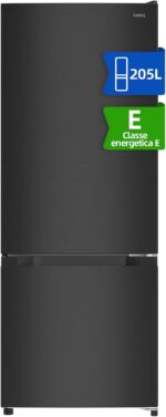 CHiQ Frigorifero FBM205L42-205 L (153 L frigorifero + 52 L congelatore) Low Frost, Classe Energetica E, Silenzioso di 39 dB, Porte Invertibili [Classe di efficienza energetica E]
