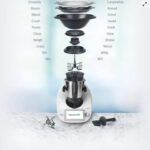 Thermomix TM6 + pelapatate + grattugia per verdure – Set grande (bianco) - immagine 3