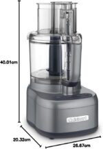 Cuisinart FP-11GM 550W Metallico robot da cucina - immagine 3