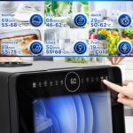 Duronic DW5 BK Lavastoviglie Libera Installazione 950W Lavastoviglie Piccola Mini Lavastoviglie per piccole cucine spazi ridotti Lavastoviglie da tavolo 7 programmi lavapiatti automatico - immagine 6