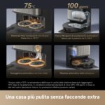 DREAME L40s Pro Ultra Robot Aspirapolvere, Doppia spazzola Antigroviglio, Spazzola Laterale Estensibile e Sollevabile, Aspirazione da 19.000 Pa, Supera Ostacoli Fino a 4 CM, Pulizia a caldo a 75°C - immagine 7