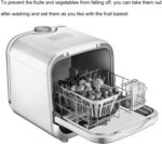 Mini lavastoviglie compatta da tavolo con 4 programmi di lavaggio, efficienza energetica, basso consumo di acqua, 5 l - immagine 7