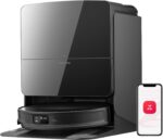 roborock Saros 10R Robot aspirapolvere con funzione di pulizia e mocio sollevabile, design ultra sottile da 7,98 cm, sistema StarSight 2.0 e Zero-Tangle