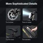 Eleglide Bicicletta Elettrica, MTB-1 Plus 27,5"/29", Bici Elettrica, Mountain Bike Elettrica, MTB elettrica Batteria Rimovibile 12,5 Ah, 21 Velocità,APP - immagine 3