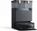 ECOVACS DEEBOT X8 PRO OMNI Robot Aspirapolvere Lavapavimenti, 18000Pa, Tecnologia di Lavaggio Automatico Istantaneo OZMO ROLLER, Pulizia con acqua calda 40-75°C, Soluzione Detergente Automatica, Nero - immagine 3