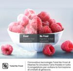 Hisense RB440N4ACA Frigorifero Combinato Total No Frost, Inox, 200x60 cm, Risparmio Energetico Classe A, Grande capacità 335L, Bassa Rumorosità 35db, Porta reversibile, Motore inverter - immagine 8