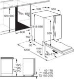 Electrolux 600, lavastoviglie da incasso totale LSV48400L, 14 coperti, SatelliteClean, vassoio portaposate MaxiFlex, 60 cm[Classe di efficienza energetica - immagine 3