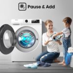 Hisense WFQE7012EVM Lavatrice Slim Carica Frontale, 7kg, Classe A, 1200 giri, Vapore, Motore Inverter [Classe di efficienza energetica A] - immagine 6