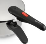 Amazon Basics Pentola a Pressione in Acciaio Inox a Induzione, 4 Litri, Argento - immagine 5