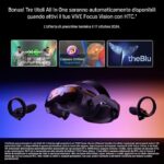 HTC Vive Focus Vision Pacchetto: realtà mista e visore VR per PC, controller, Edizione consumer, kit di streaming cablato Vive, Compatibile con la modalità DisplayPort - immagine 5