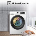 Hisense WFQE7012EVM Lavatrice Slim Carica Frontale, 7kg, Classe A, 1200 giri, Vapore, Motore Inverter [Classe di efficienza energetica A] - immagine 2