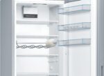 Bosch KGV39VLEAS Serie 4, Frigorifero combinato da libera installazione, LowFrost, Cassetti VitaFresh, Luce LED, Acciaio, 201x60 cm [Classe di efficienza energetica E] - immagine 6