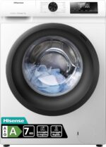 Hisense WFQE7012EVM Lavatrice Slim Carica Frontale, 7kg, Classe A, 1200 giri, Vapore, Motore Inverter [Classe di efficienza energetica A] - immagine 7