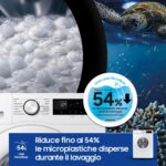 Samsung Lavatrice Crystal Clean WW90CGC04DTEET Libera installazione, 9 Kg, Wifi, Ecobubble, Vapore, Carica Frontale, 60l x 85h x 55p cm - immagine 5