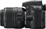 Nikon D3200 Fotocamera Reflex Digitale, 24.2 Megapixel con Obiettivo 18-55VR, Colore Nero [Versione EU] - immagine 6