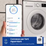 Samsung Lavatrice Crystal Clean WW90CGC04DTEET Libera installazione, 9 Kg, Wifi, Ecobubble, Vapore, Carica Frontale, 60l x 85h x 55p cm - immagine 6
