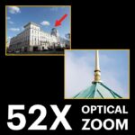 KODAK Pixpro AZ528 - Fotocamera Bridge Digitale 16 Mpixel, Zoom ottico x52, Stabilizzatore Ottico, Schermo LCD da 3 pollici, Video Full HD 1080p, Batteria agli ioni di litio - Blu Notte - immagine 5