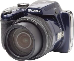 KODAK Pixpro AZ528 - Fotocamera Bridge Digitale 16 Mpixel, Zoom ottico x52, Stabilizzatore Ottico, Schermo LCD da 3 pollici, Video Full HD 1080p, Batteria agli ioni di litio - Blu Notte